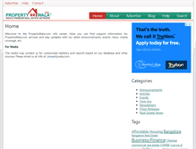 Tablet Screenshot of info.propertywala.com